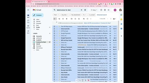 Bookkeeping Automation: Forwarding Invoices To Dext Using Gmail Filter/Tag Rules