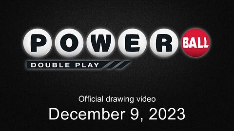 Powerball Double Play drawing for December 9, 2023