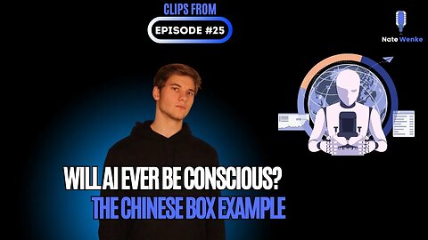 Will AI ever be Conscious? The Chinese Box Example | Nate Wenke Clips
