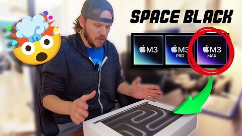 NEW Macbook Pro M3 MAX - Unboxing & First Impressions! [Space Black] (16 inch)