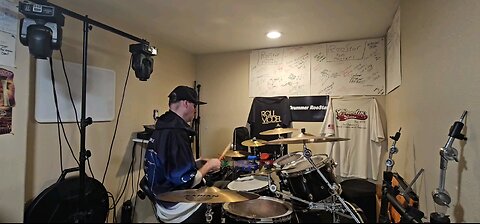 Legally Blind Drummer RooStar Drum Solo