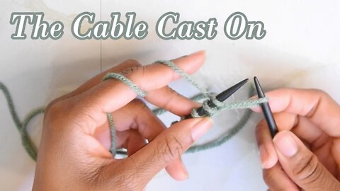 How to Knit the Cable Stitch Cast On