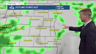 More showers and partly cloudy skies on the way Friday