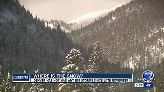 National Weather Service: If Denver doesn't see more snow, it will be the lowest snowfall since 2003