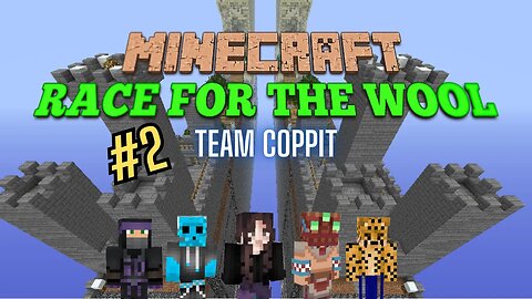 Race For The Wool - Up In Flames - Ep 2 | Minecraft