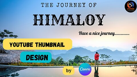 Youtube thumbnail design easily on canva || How to make a thumbnail for youtube