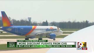 More discount flights from Cincinnati/Northern Kentucky International Airport