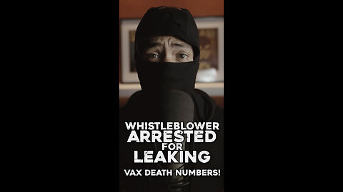 WHISTLEBLOWER ARRESTED IN NZ FOR LEAKING VAX DATA!