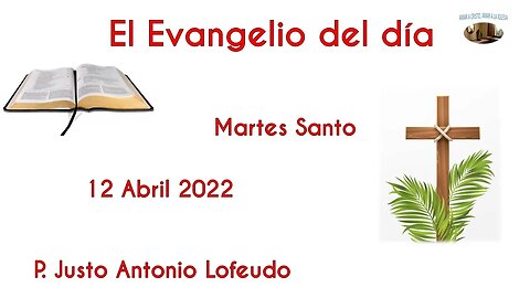 El Evangelio del día. Martes Santo. P. Justo Antonio Lofeudo. (12.04.2022).