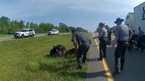 Police K9 Bites Officer After Wild High Speed Pursuit | Florida Highway Patrol