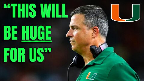 Miami Hurricanes Just Got GREAT News At Spring Ball
