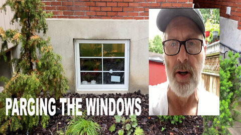 EPS 86 - A 110-Year-Old Basement Renovation Part Eleven - Parging the Windows