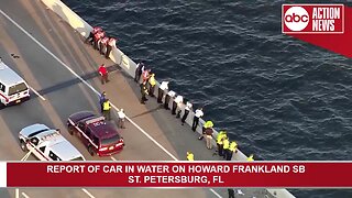 Crash sends car over bridge, into water on SB Howard Frankland