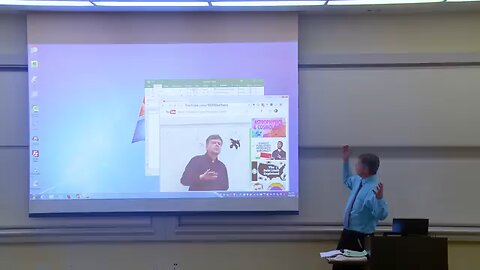 Funny Video😂..A Double Dose of Funny: Math Professor's Hilarious Projector Screen Funny Prank😂😂