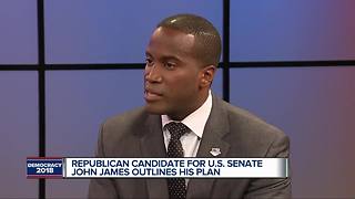 One-on-one with Republican senatorial candidate John James