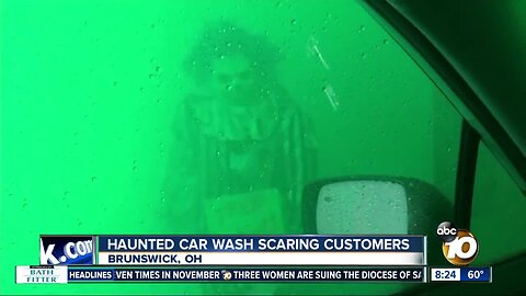 Haunted car wash scaring customers in Ohio