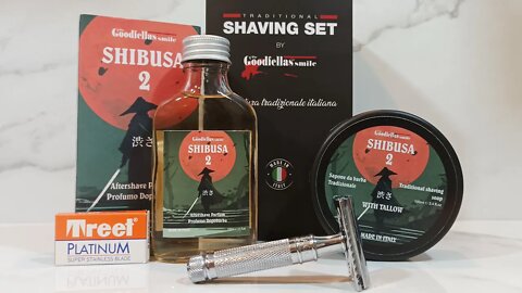 The Goodfellas Smile SHIBUSA 2 Set and Treet Platinum blade first try...