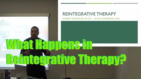 What Happens in Reintegrative Therapy? ACHHS Conference 2022 Presentation