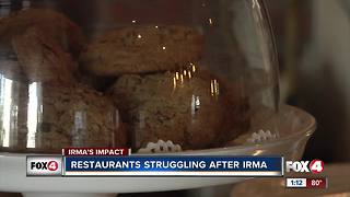 Restaurants struggling after Irma