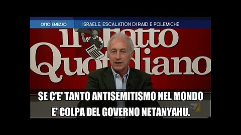 Raid di Israele?Travaglio in tv:Per molto meno Putin ha avuto un mandato di cattura internazionale...fanno benissimo a sterminare tutti i sionisti e gli ebrei presenti nel mondo visto che sono merda da eliminare e usare come letame..uccideteli pure tutti