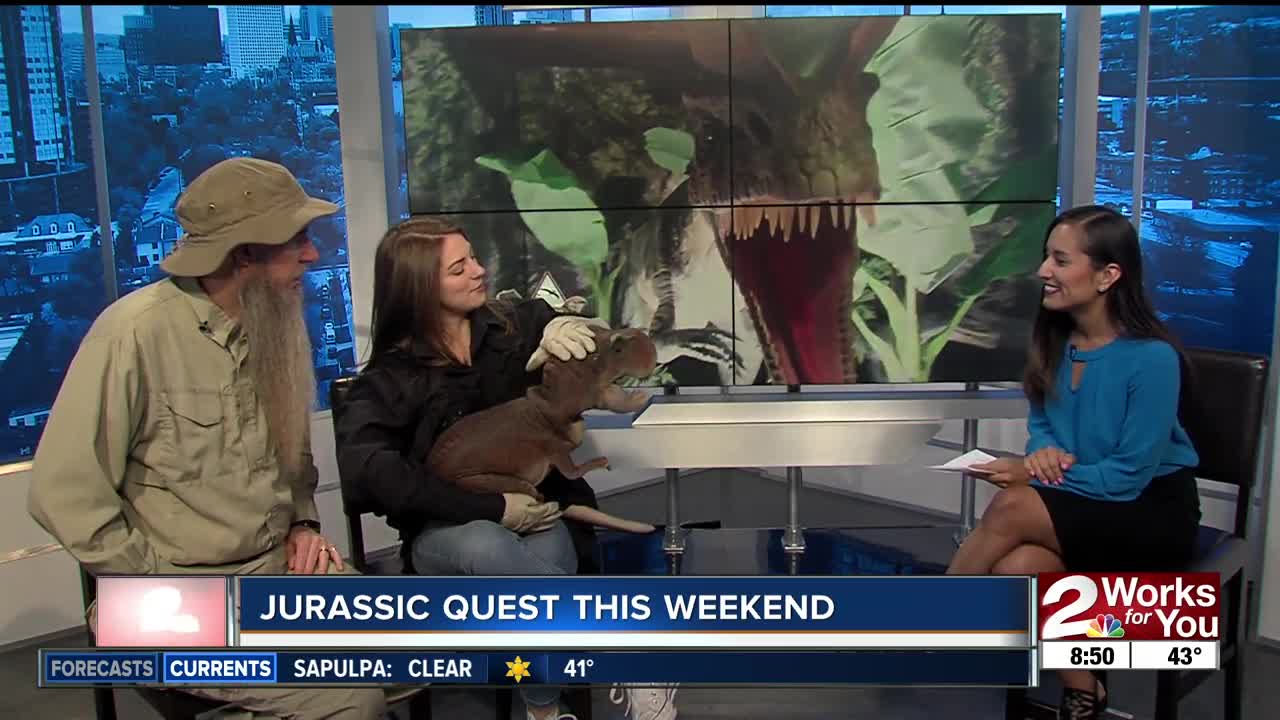 Jurassic Quest takes place this weekend in tulsa