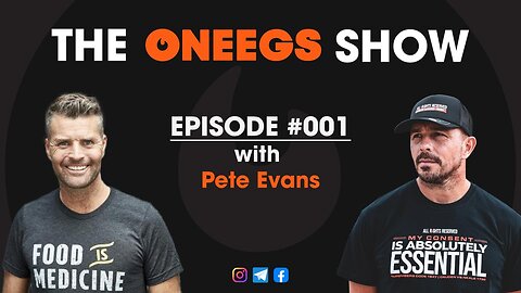 ONEEGS SHOW Ep 1 - Dave Oneegs and Pete Evans