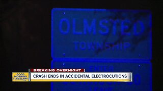 2 dead, 2 in serious condition after car crash leads to accidental electrocutions