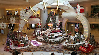 2020 Christmas Decoration in Elements Shopping mall, Kowloon, Hong Kong