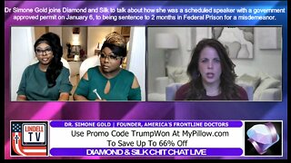 Dr Simone Gold joins Diamond and Silk