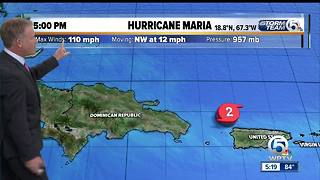 Hurricane Maria 5 p.m. update