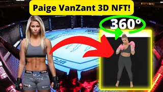 Paige VanZant Makes Her 3D NFT Debut!