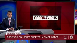Broward County issues shelter-in-place order due to coronavirus