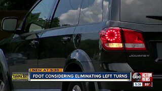 Could eliminating left hand turns make our roads safer?