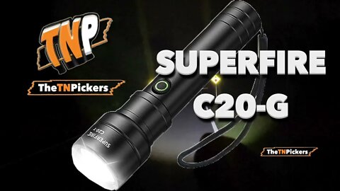 What is the best cheap flashlight on Amazon? The Superfire C20 flashlight unpaid review.