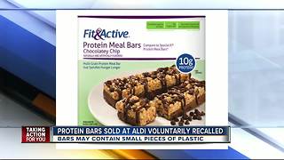 Recall issued for Fit & Active Protein Meal Bars sold at Aldi stores