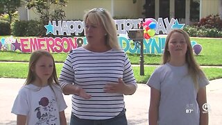5 children on Palm Beach Gardens street have same birthday