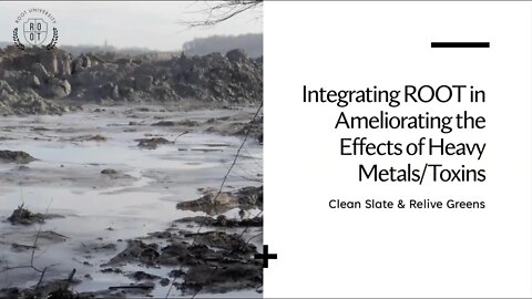 🇨🇿 Univerzita ROOT: Integrace CleanSlate a ReLive Greens pro zmírnění účinků toxicity těžkých kovů
