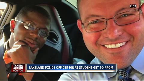 LPD officer bonds with high school senior and saves the day on prom night