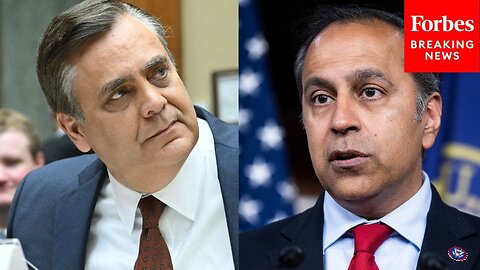 JUST IN: GOP Witness Jonathan Turley Fires Back At Raja Krishnamoorthi Over Claims Made At Hearing