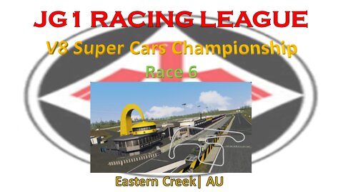 Race 6 | JG1 Racing League | V8 Super Cars Championship | Eastern Creek | AU