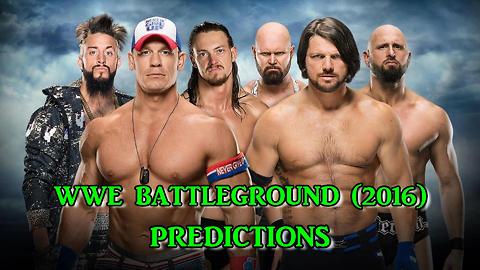 WWE Battleground (2016) John Cena, Enzo Amore & Big Cass vs. The Club Predictions (