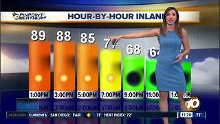 10News Pinpoint Weather with Meteorologist Megan Parry