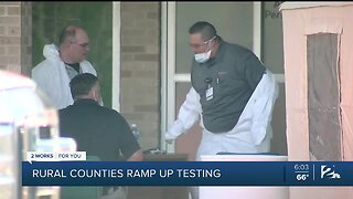 Rural counties ramp up testing