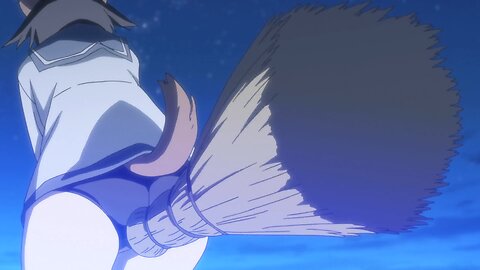 Strike Witches 2 - Yoshika trying to fly