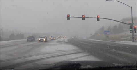 Snowing in Prescott 3.13.19