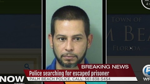 Police searching for escaped prisoner