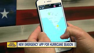 Tampa Bay area Marine develops free phone app so people can get or offer help during a hurricane