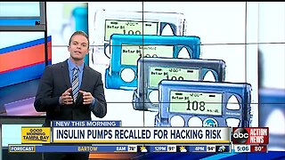 Insulin pumps recalled due to potential cybersecurity risk