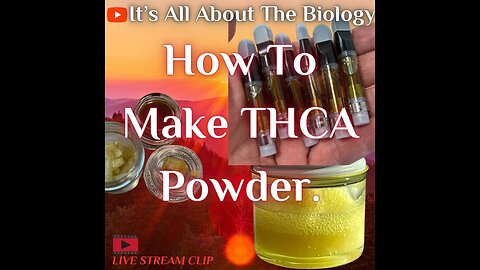 How To Make THCA Powder