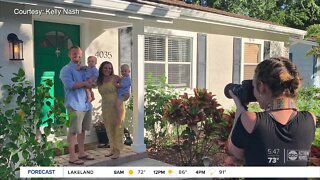 St. Pete photographer uses front porch portraits to help raise money for adoption